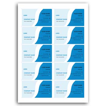 Business card format editable PDF JPC download