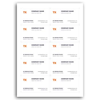 Editable Visiting Card Online Template Download