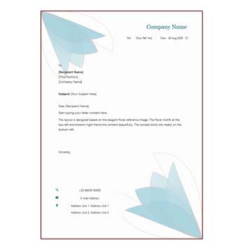 Editable creative letterhead Design