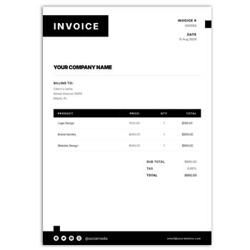 Invoice Template Generator