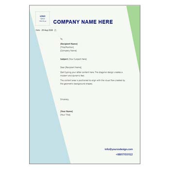 Letterhead template free download