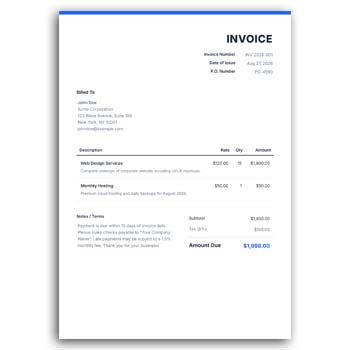 Wave invoice maker